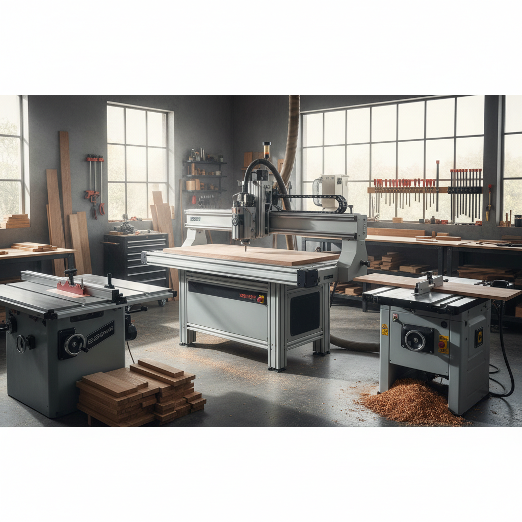 Realistische foto passend bij Machines à bois professionnelles pour un travail de précision voor w